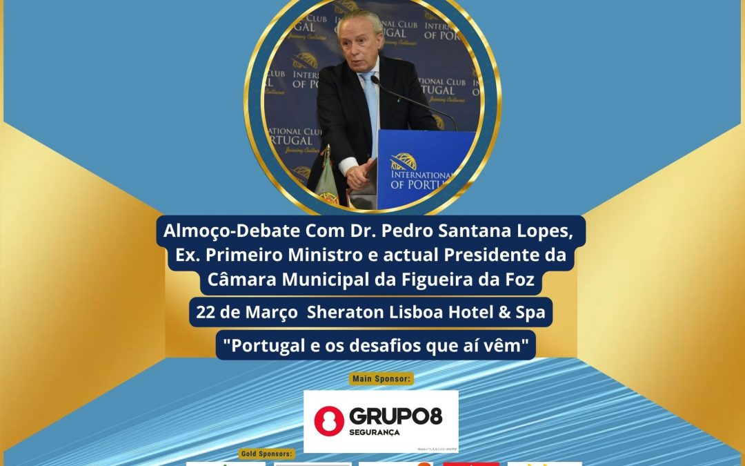 Almoço-debate com Pedro Santana Lopes