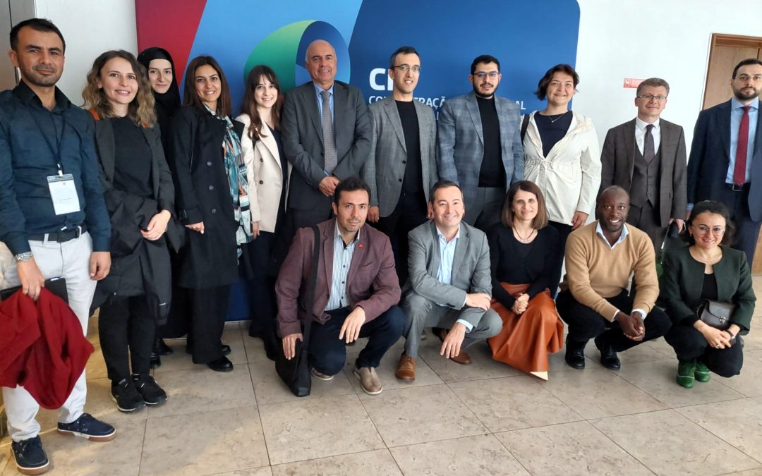 Visita de estudo de delegação da Turquia à CIP