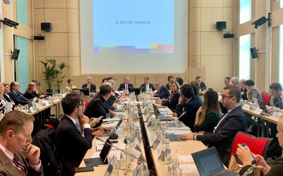 Comité Executivo da BusinessEurope debate futuro das relações transatlânticas com Embaixador americano Mark Gitenstein