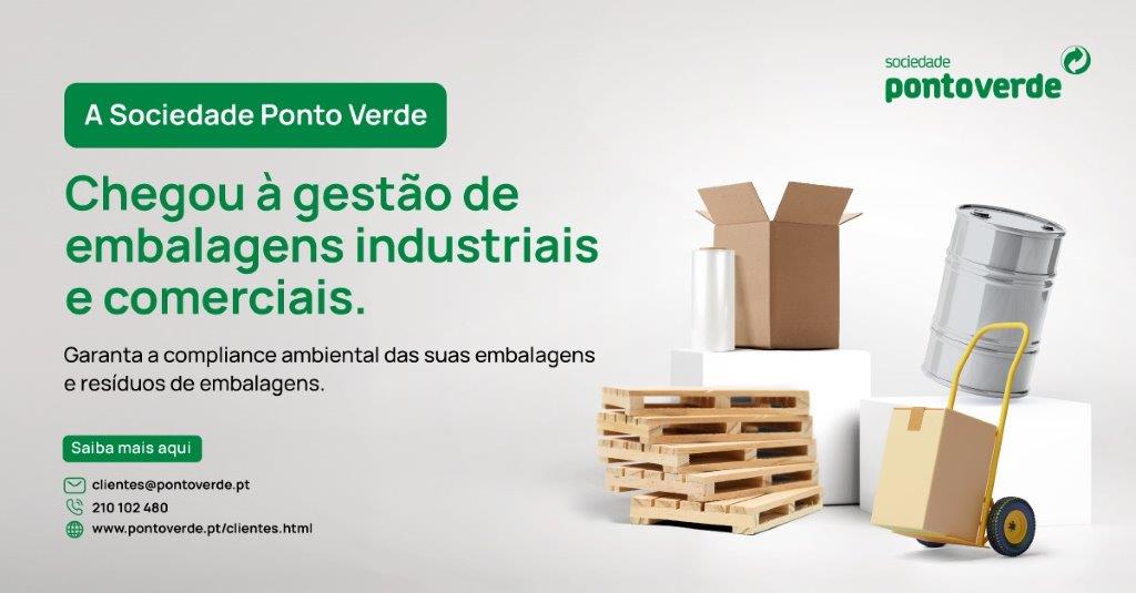 Sociedade Ponto Verde passa a gerir embalagens industriais e comerciais