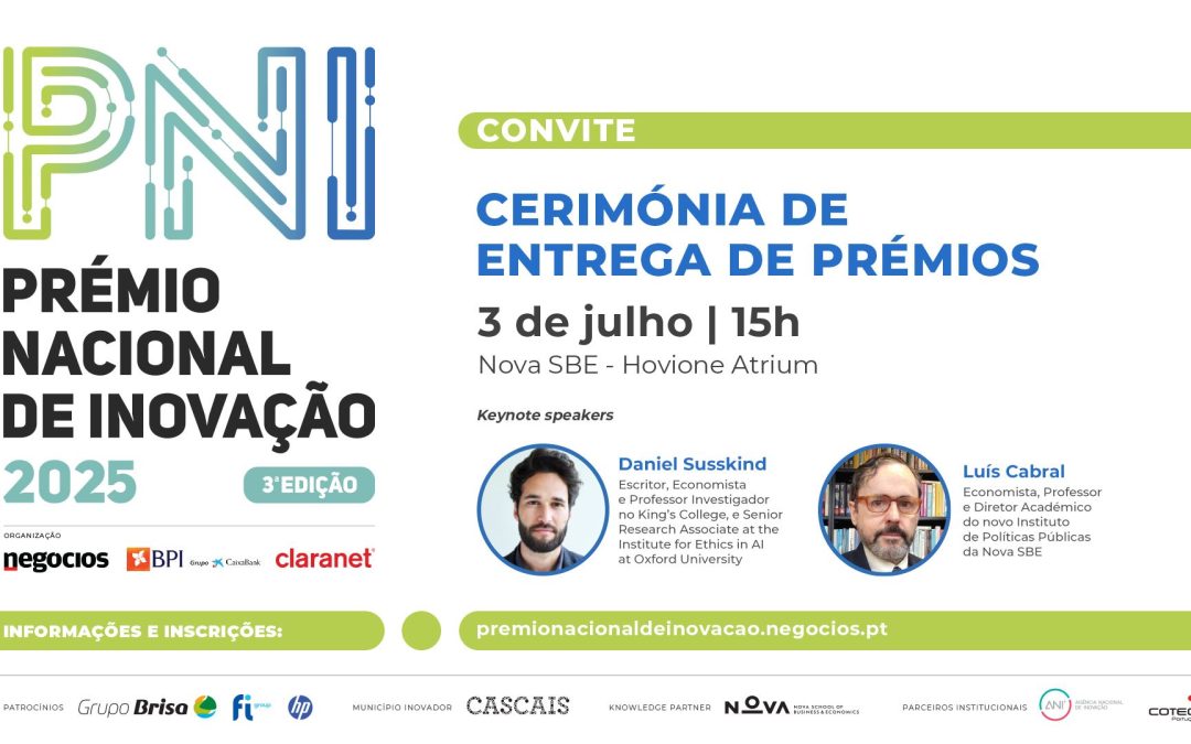 Conferência Final e Entrega de Prémios | Prémio Nacional de Inovação